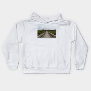 A Long Walk To The Beach Kids Hoodie